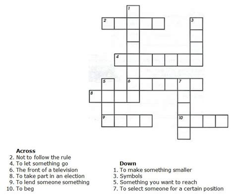 example crossword clue.